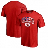 San Francisco 49ers NFL Pro Line by Fanatics Branded Banner Wave T-Shirt Red,baseball caps,new era cap wholesale,wholesale hats